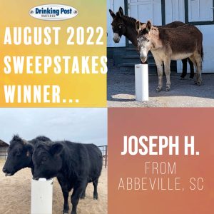 090122 August Sweepstakes Winner