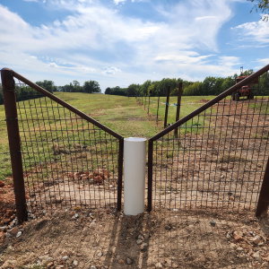 Drinking Post Install split fence Tony Meins square