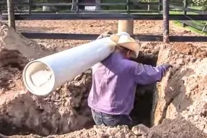 Drinking Post Waterer Installation