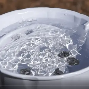 Fresh clean water - screen grab from filling video square