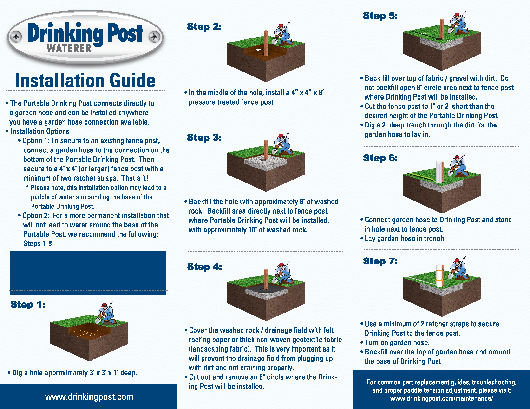 Installation Guide for Portable Post