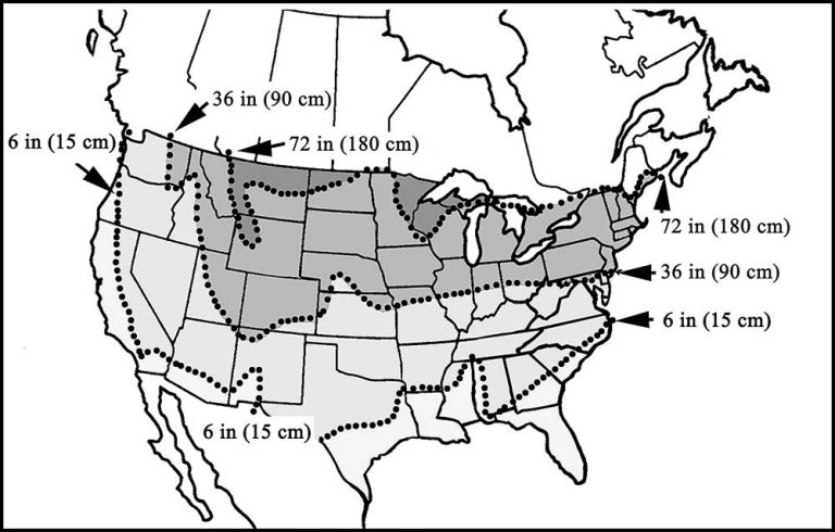 Determine Your Local Frostline – Drinking Post Automatic Waterer